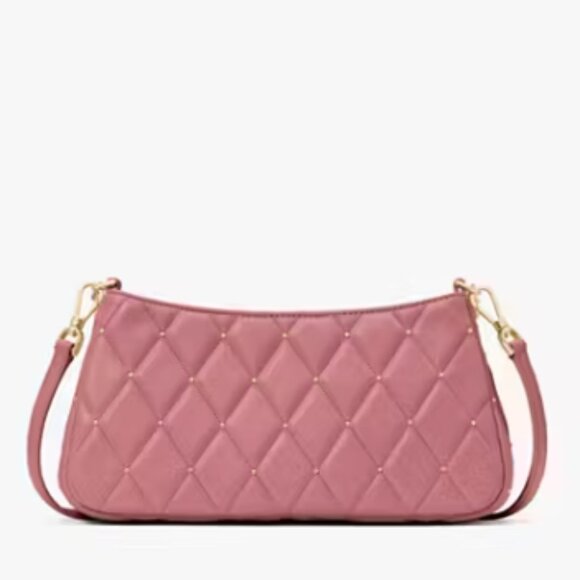 Kate Spade Pink Quilted Crossbody Bag - Picture 5 of 5